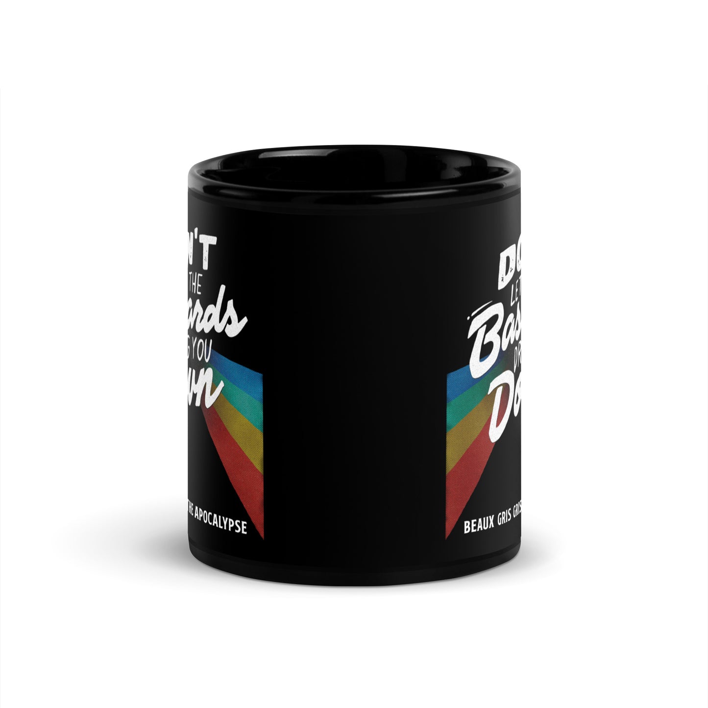 Beaux Gris Gris "Bastards" Black Glossy Mug