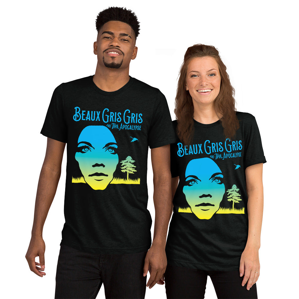Beaux Gris Gris & The Apocalypse "Gator Girl" Unisex Shot Sleeve T-Shirt