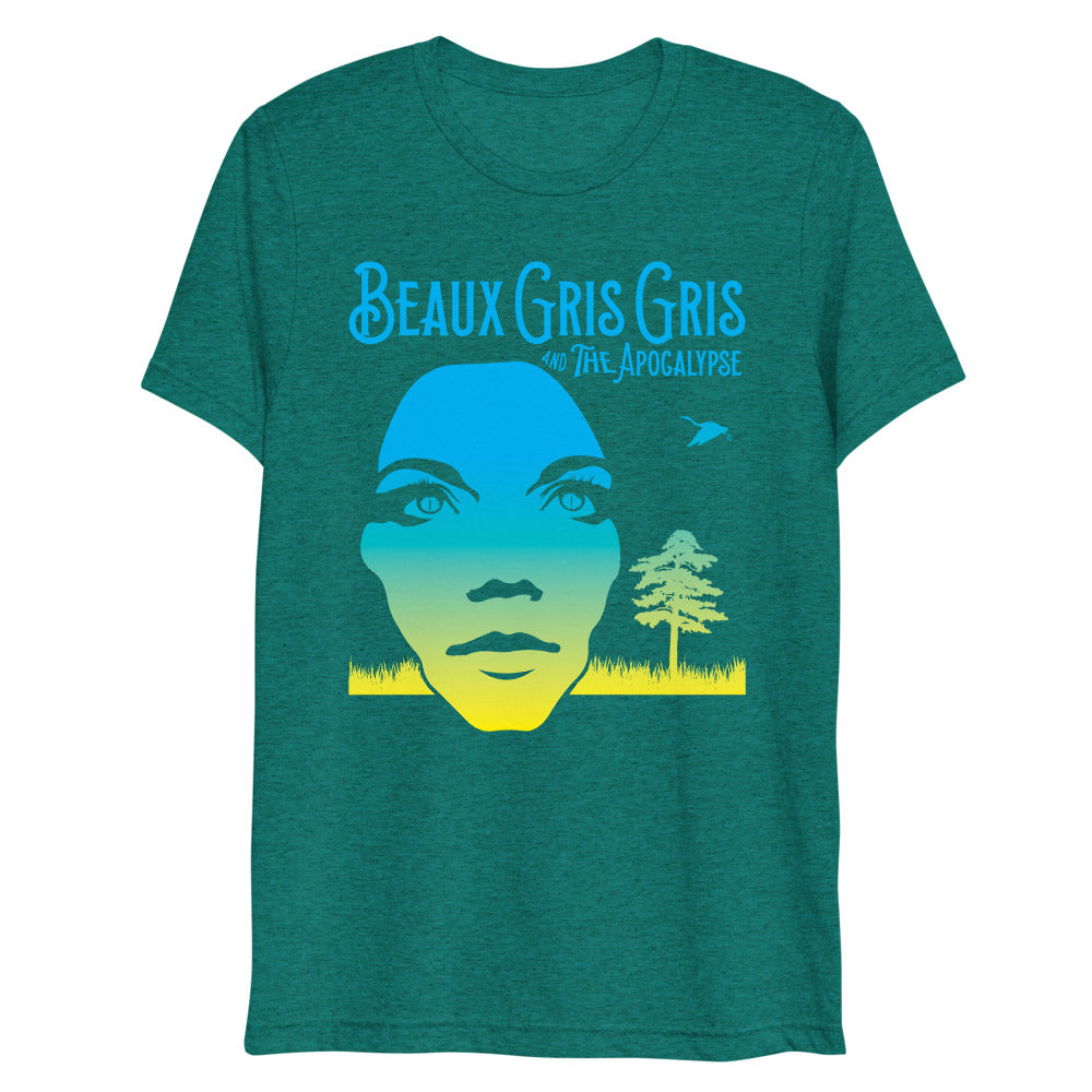 Beaux Gris Gris & The Apocalypse "Gator Girl" Unisex Shot Sleeve T-Shirt